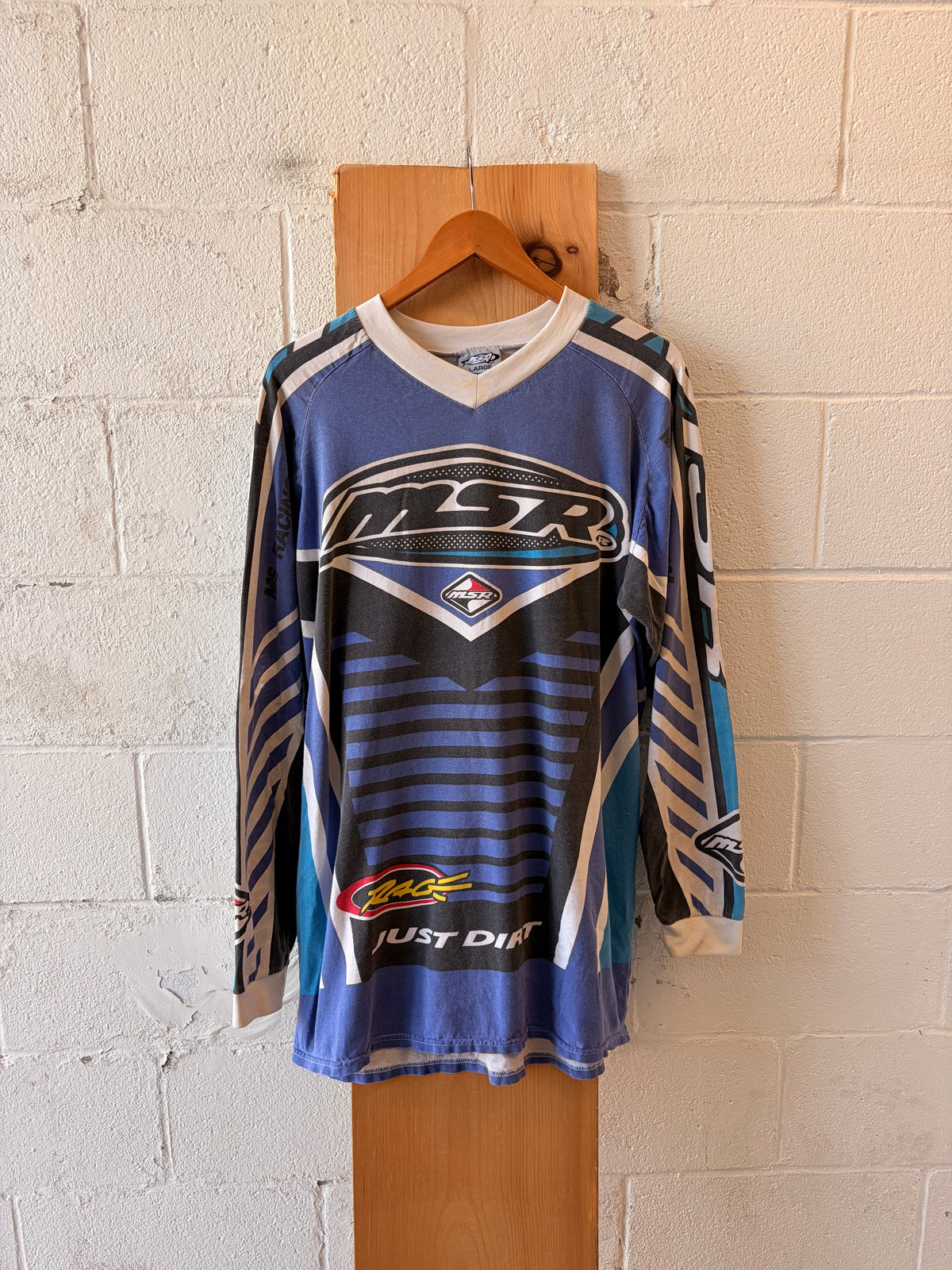 Distressed MSR Racing Long Sleeve : L (As Is)