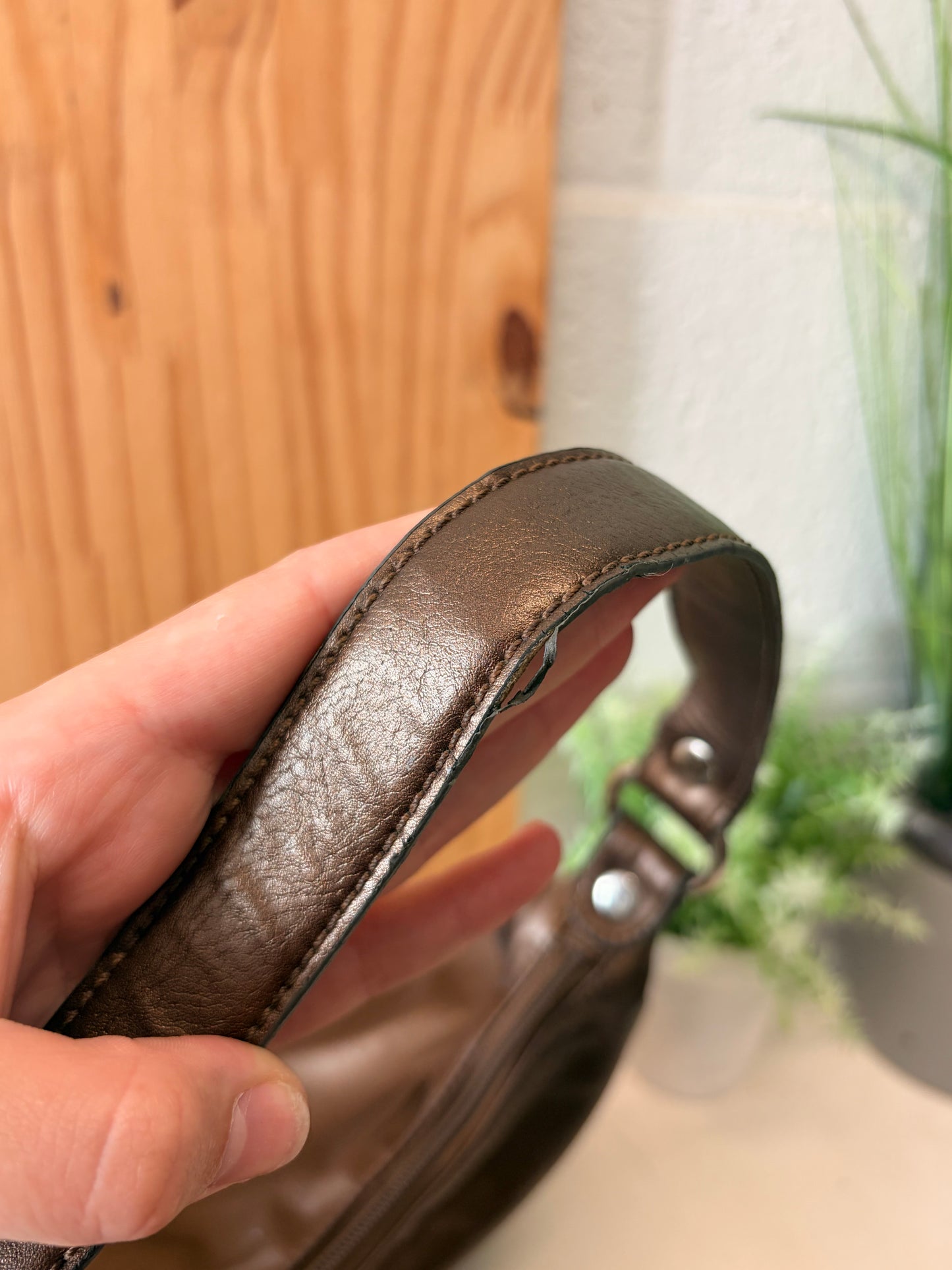 Metallic Brown Tommy Hilfiger Purse
