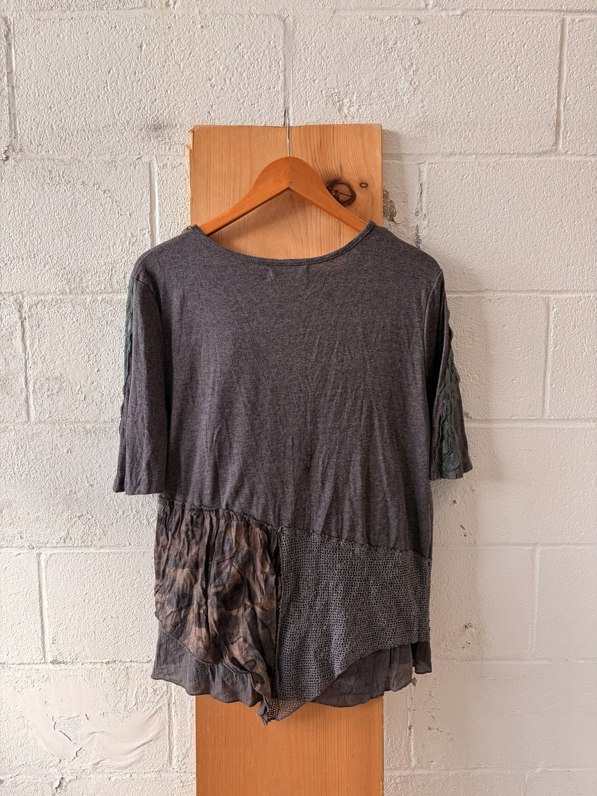 Mixed Print Pretty Angel Top : XL