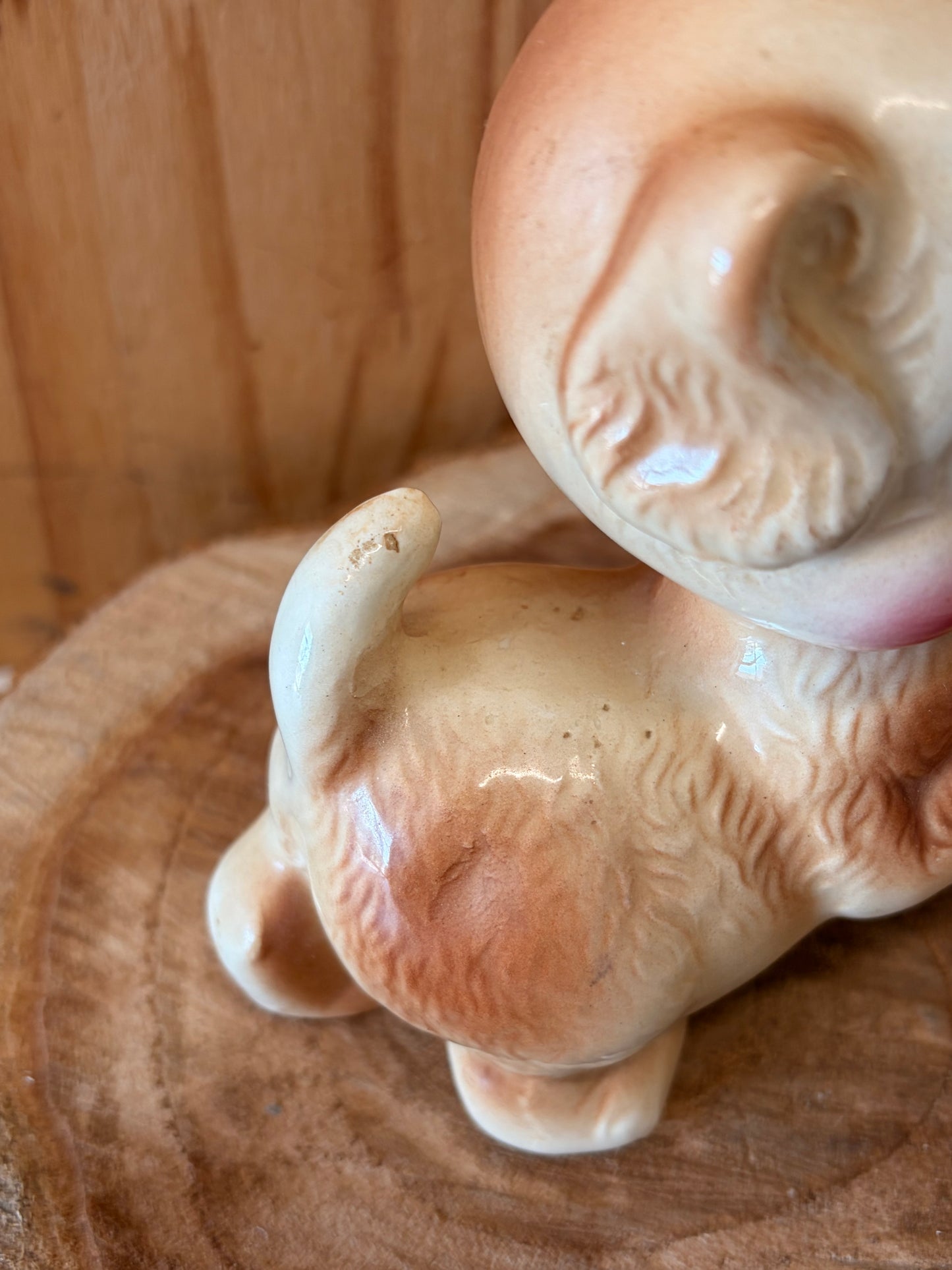 Vtg Little Blushing Puppy Figurine (Local Pick Up Only)
