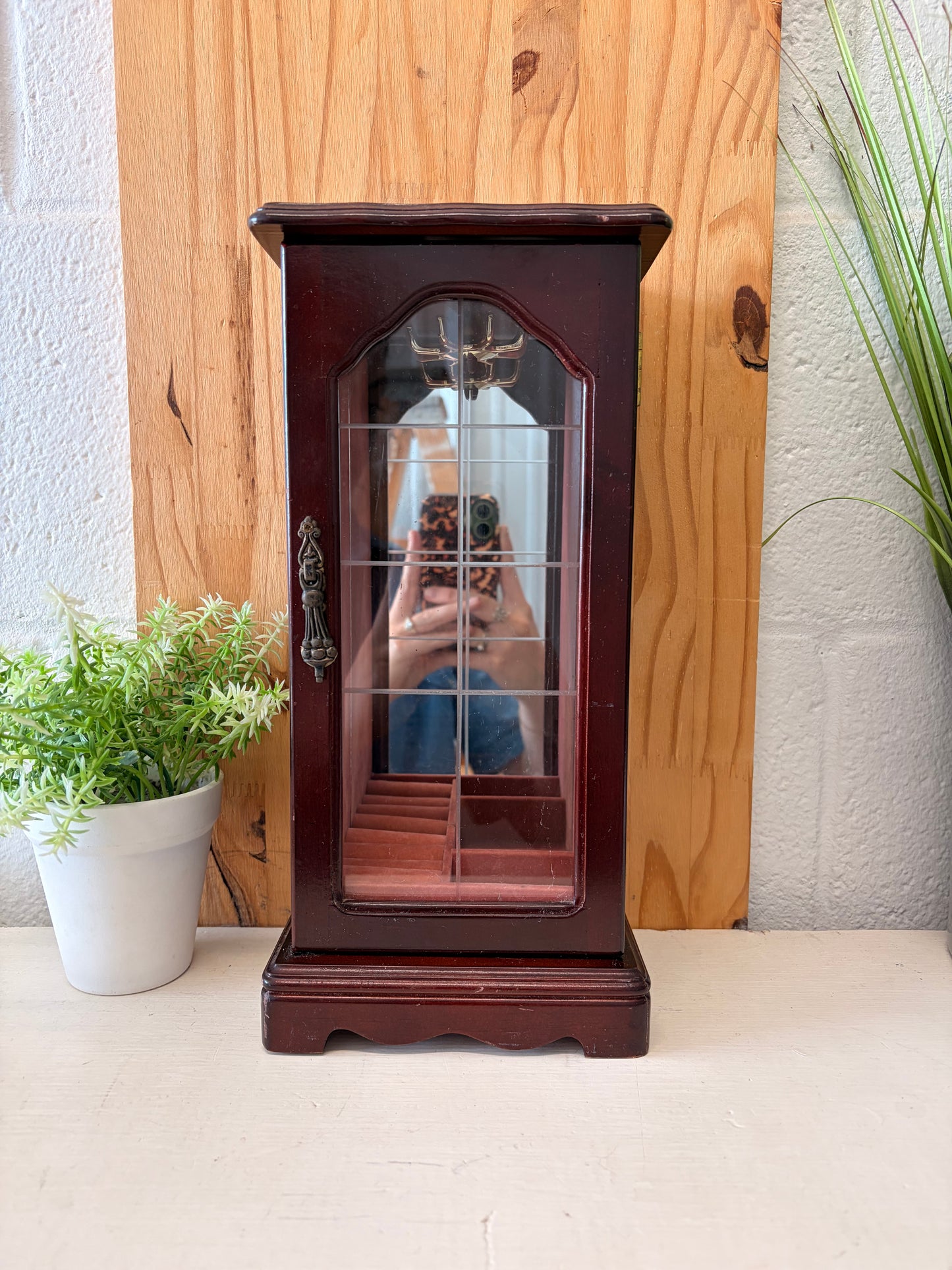 Wooden Mirrored Jewelry Box (Local Pick Up Only)