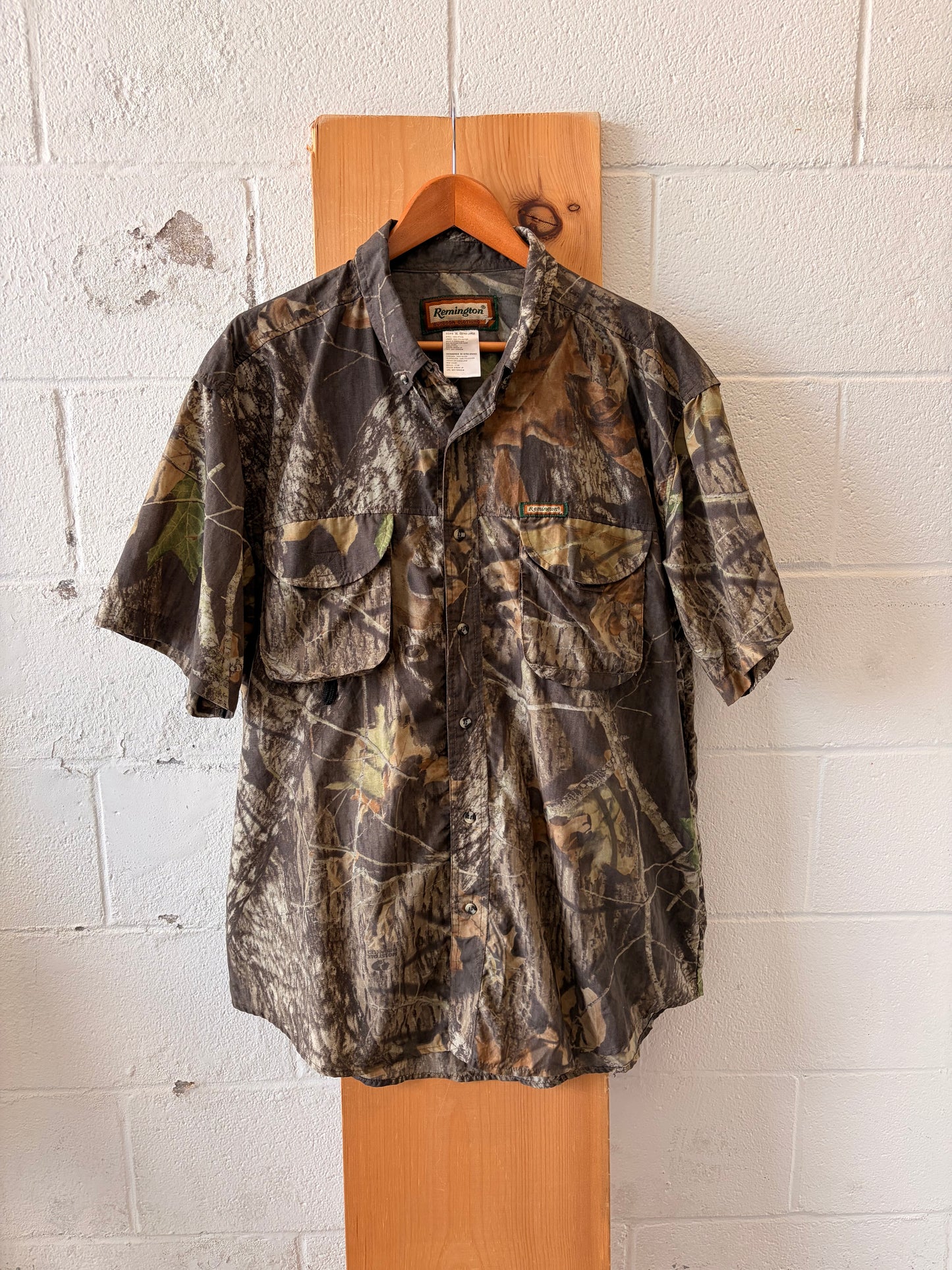 Remington Camo Hunting Button Up : XL