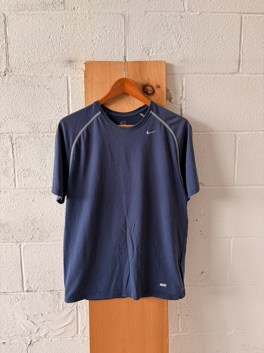 Blue Nike Pro Dri-FIT Tee : S
