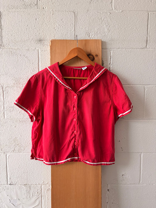 Vtg Sun River Sailor Top : XL