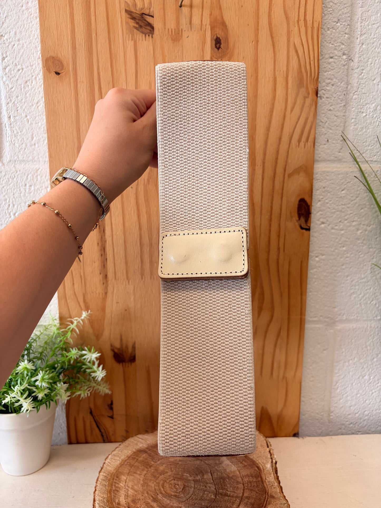 Patterned Tassel Belt : S/M