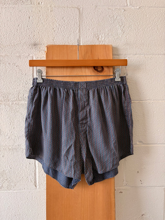Vtg Silk Boxer Shorts : XL