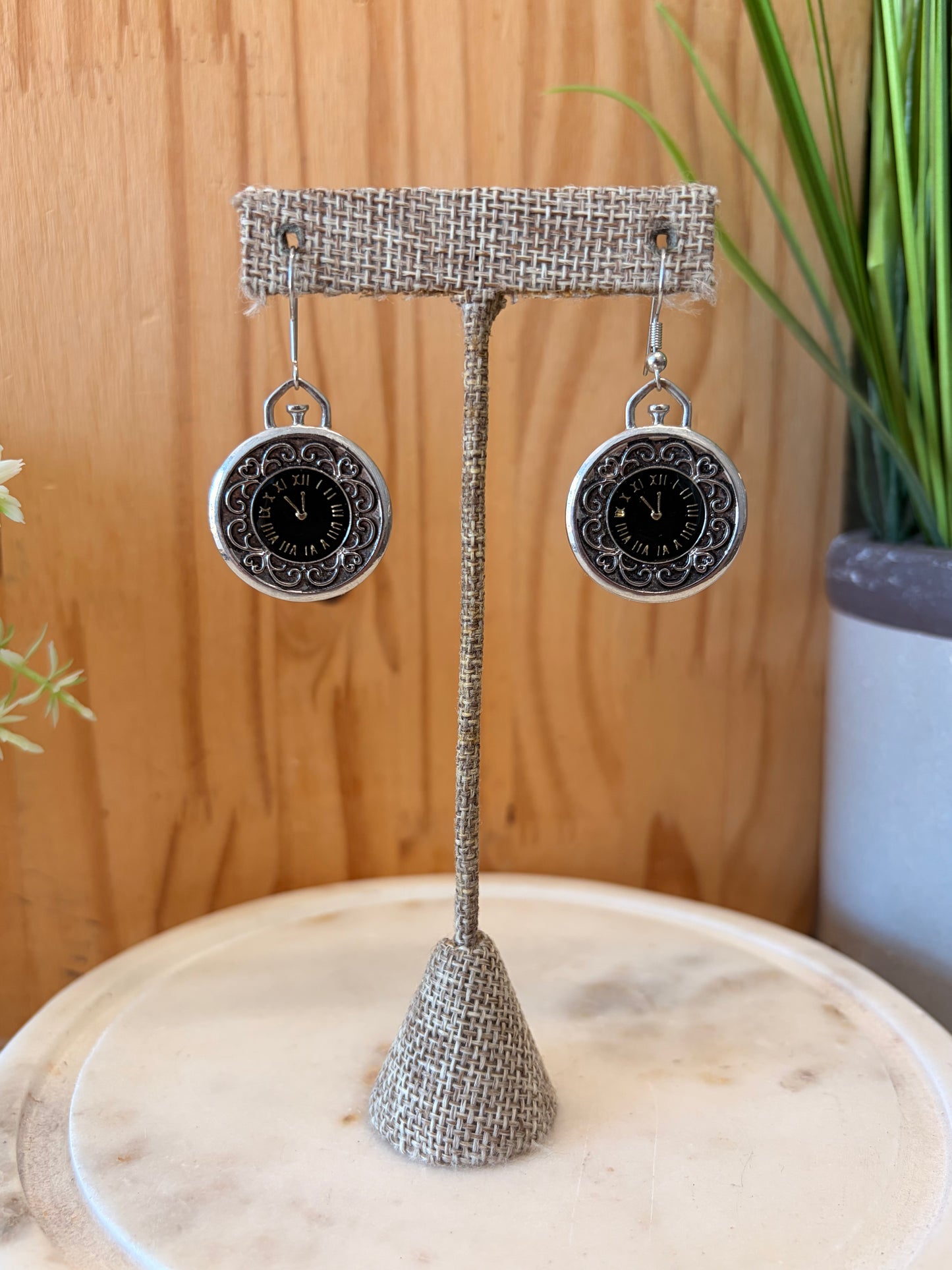 Pocket Watch Earrings