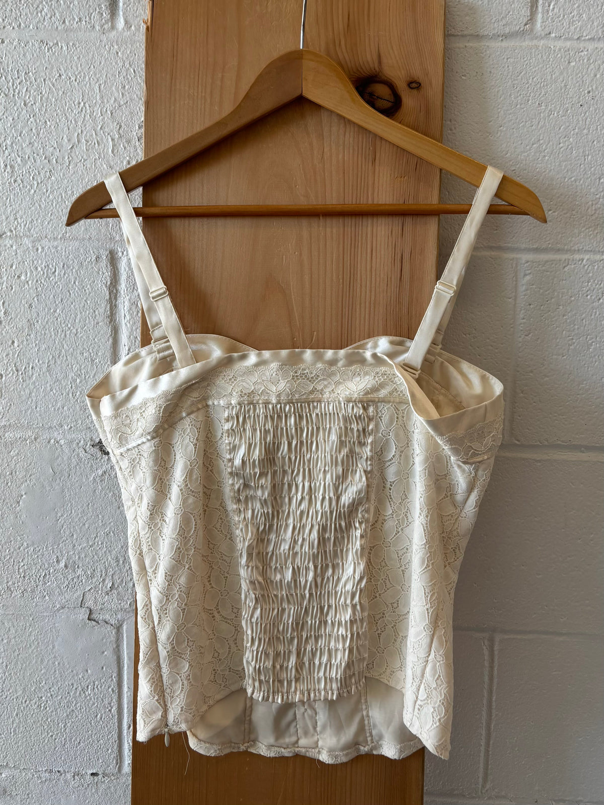 Ivory Corset Top : M