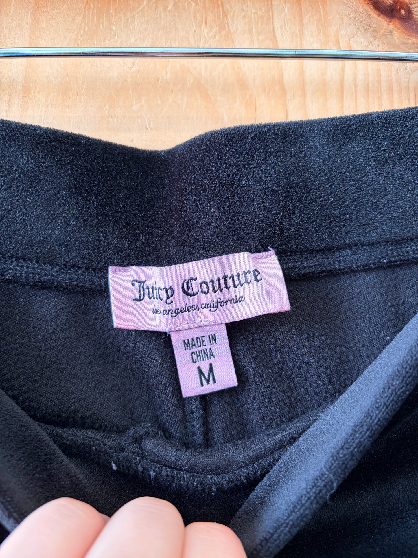 Black Juicy Velour Pants : M