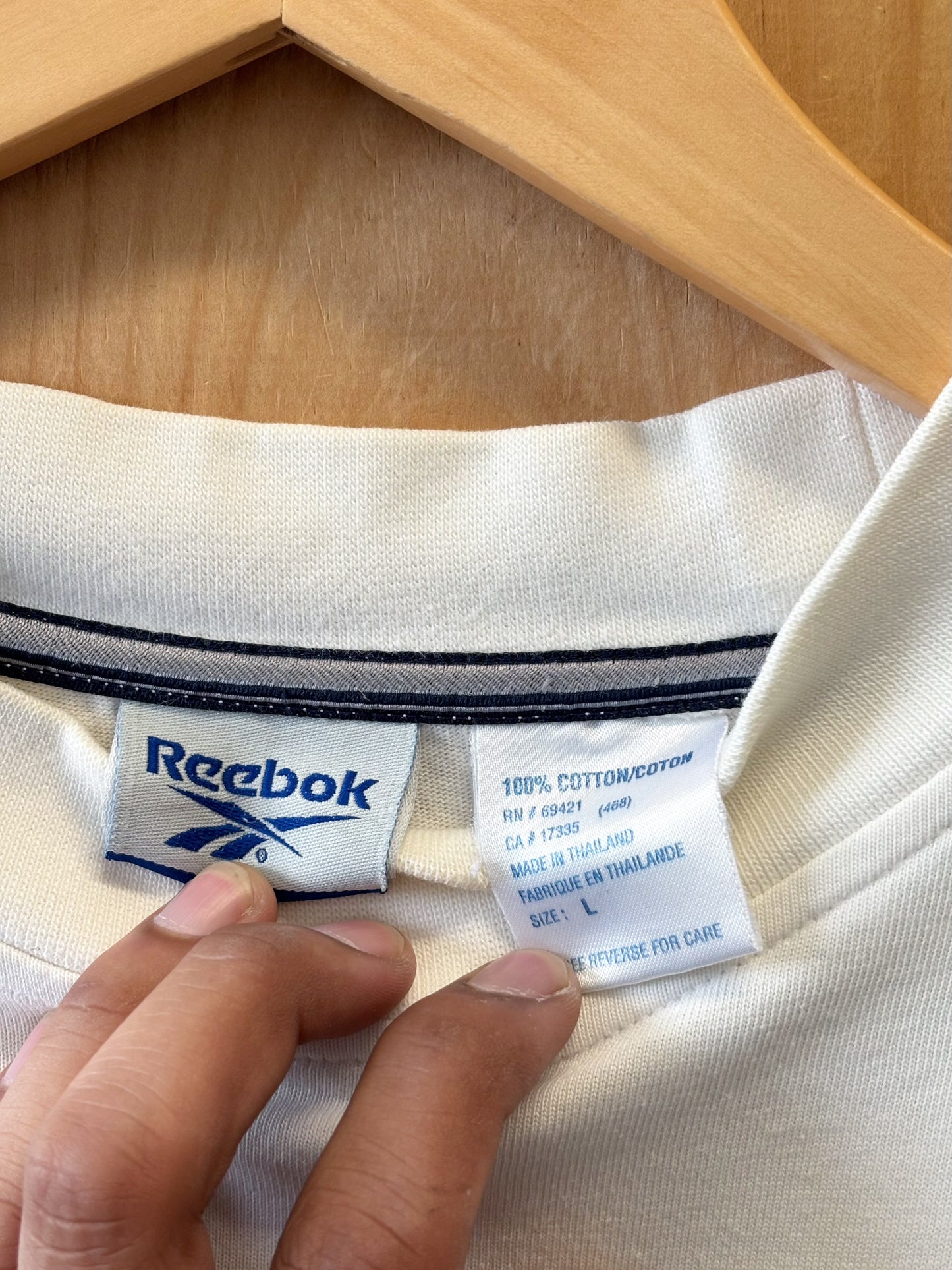 Vtg Reebok Long Sleeve : L