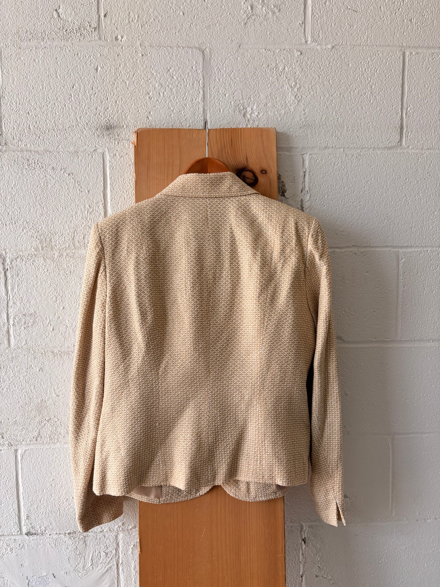 Textured Tan Blazer : 8