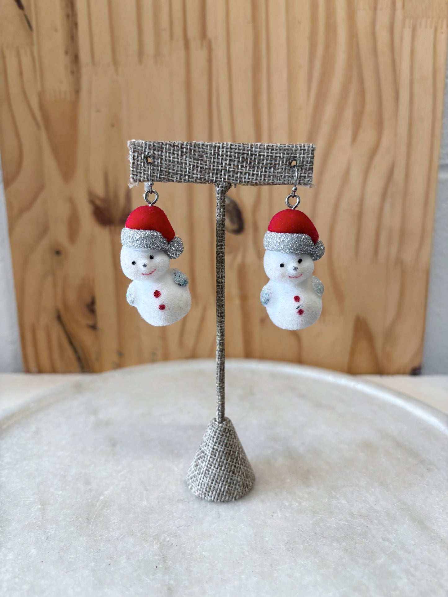 Snowman Earrings