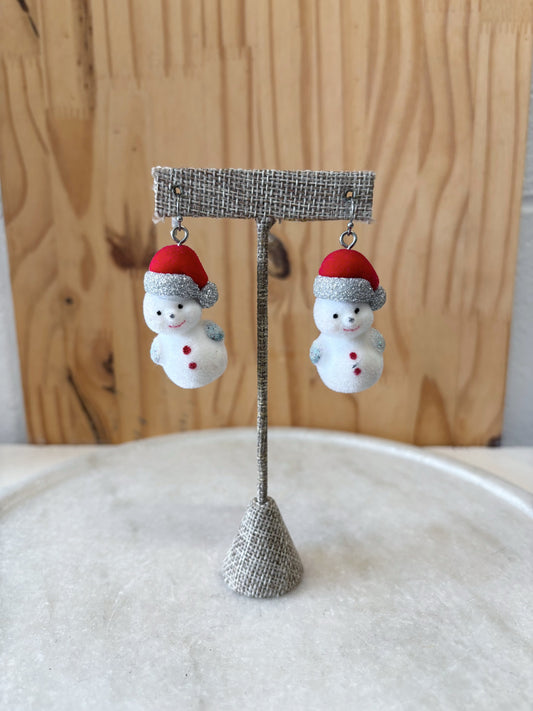 Snowman Earrings