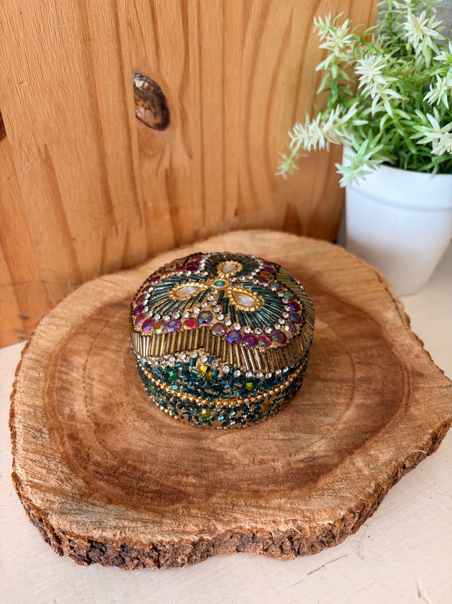 Little Beaded Tin