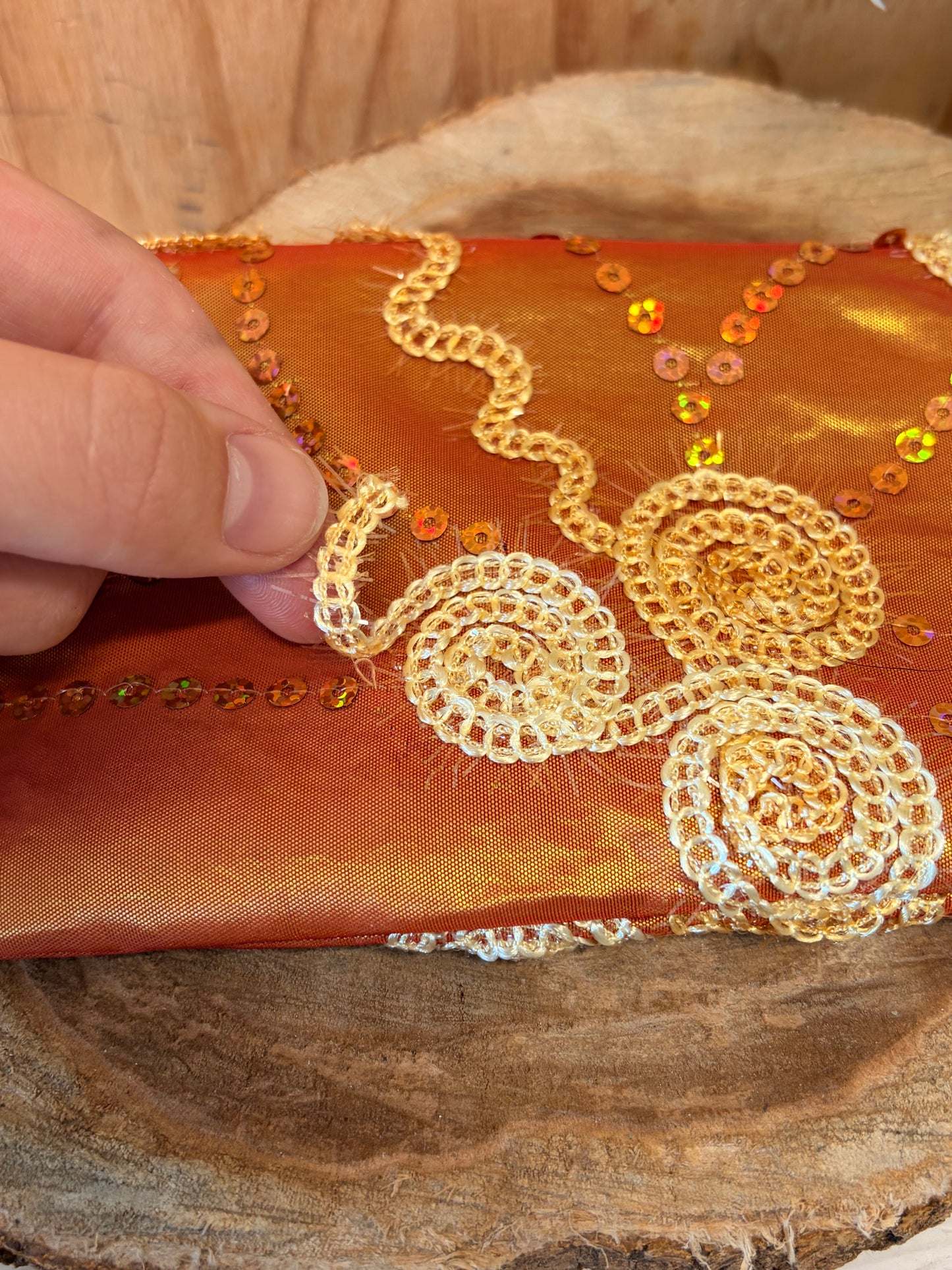 Embellished Elephant Pouch