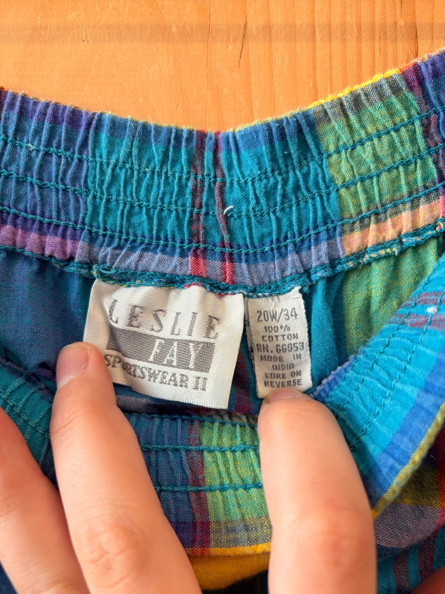 Colorful Plaid Skirt : 20W/34