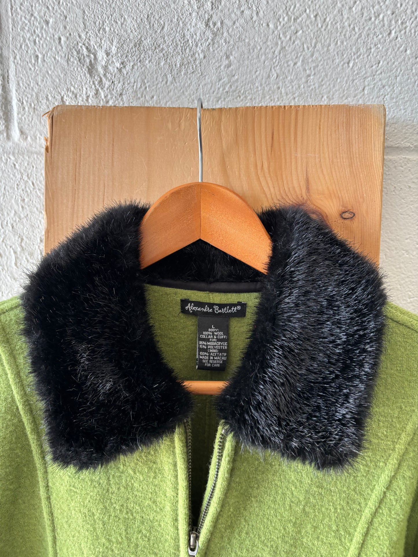 Vtg Green Jacket : L