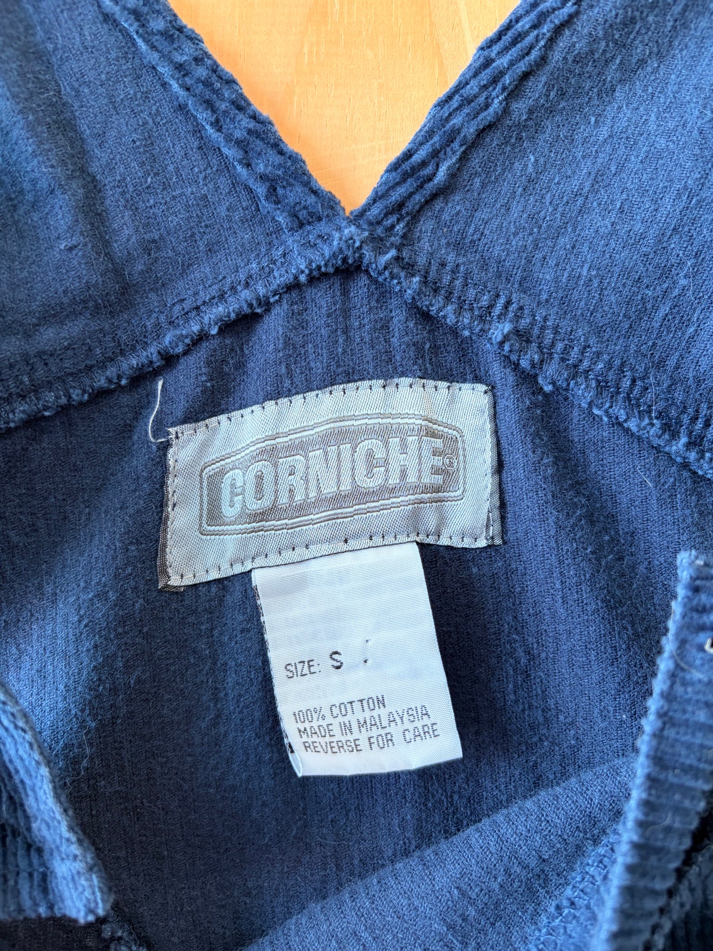 Navy Corduroy Overalls : S