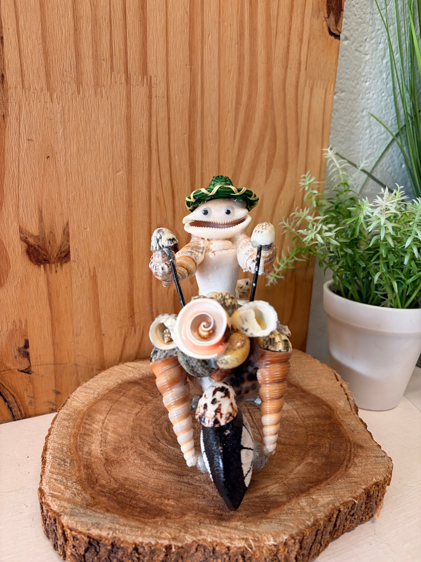 Seashell Motorcycle Figure (Local Pick Up Only)