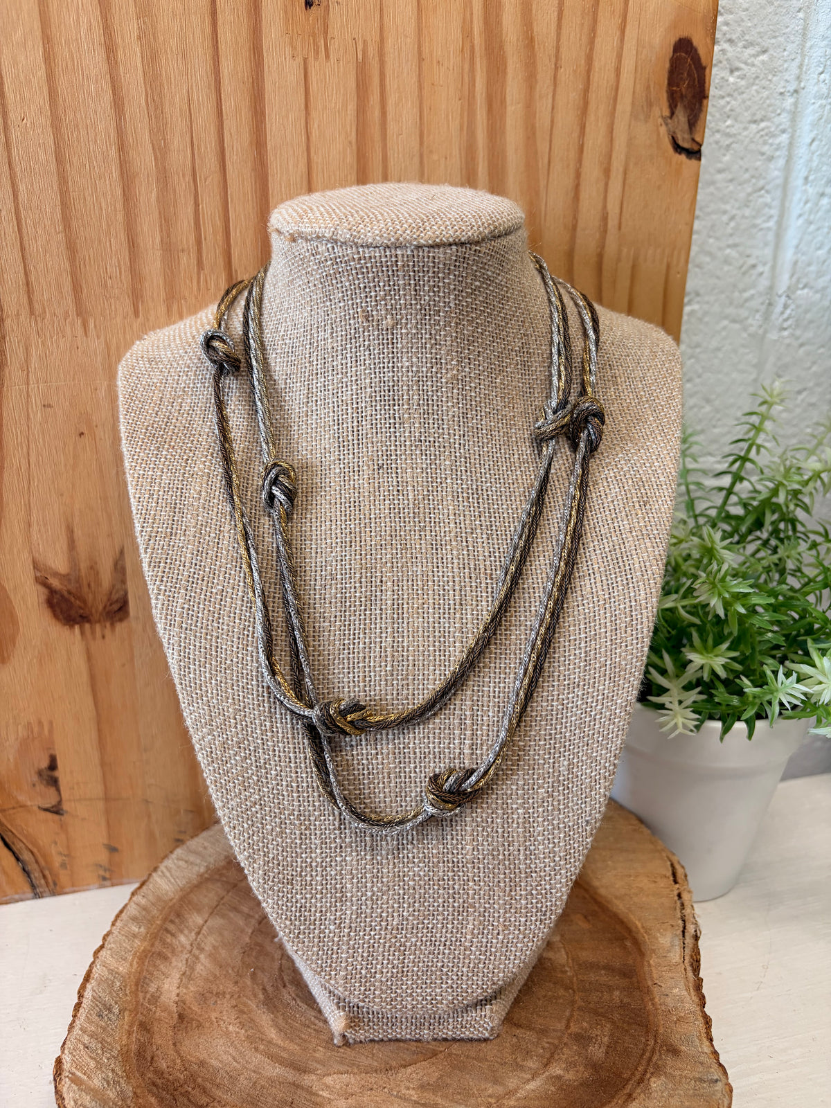 Long Multi Metal Necklace