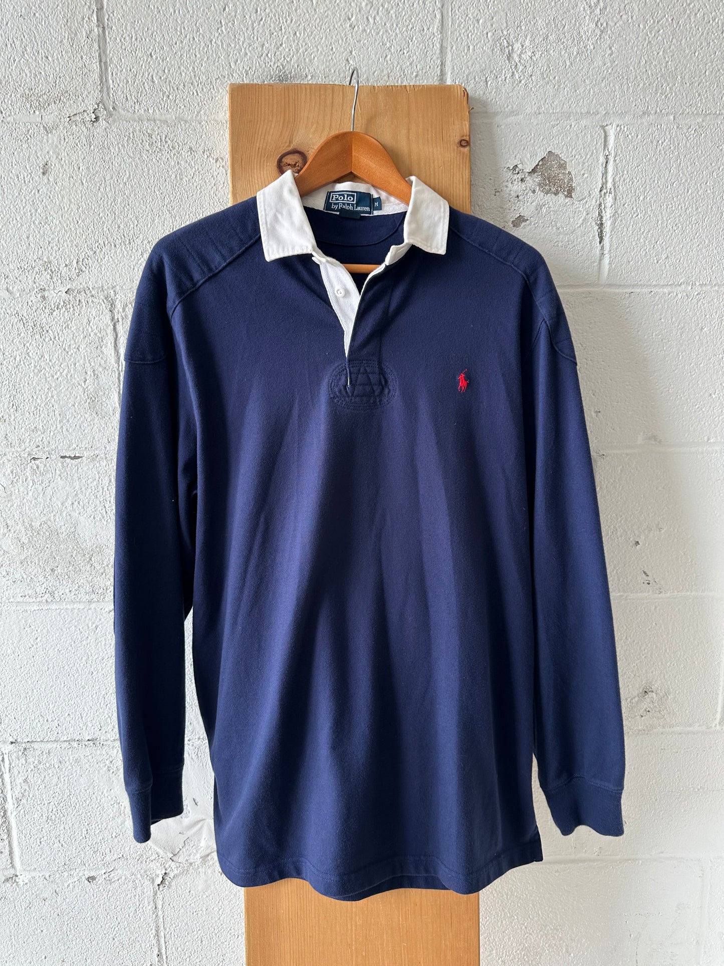 Navy Polo RL Rugby Shirt : M