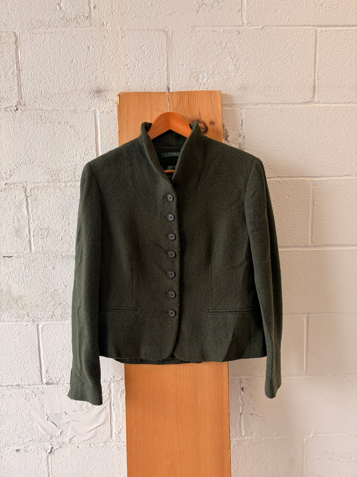 Olive Wool Blend Ralph Lauren Blazer : 12