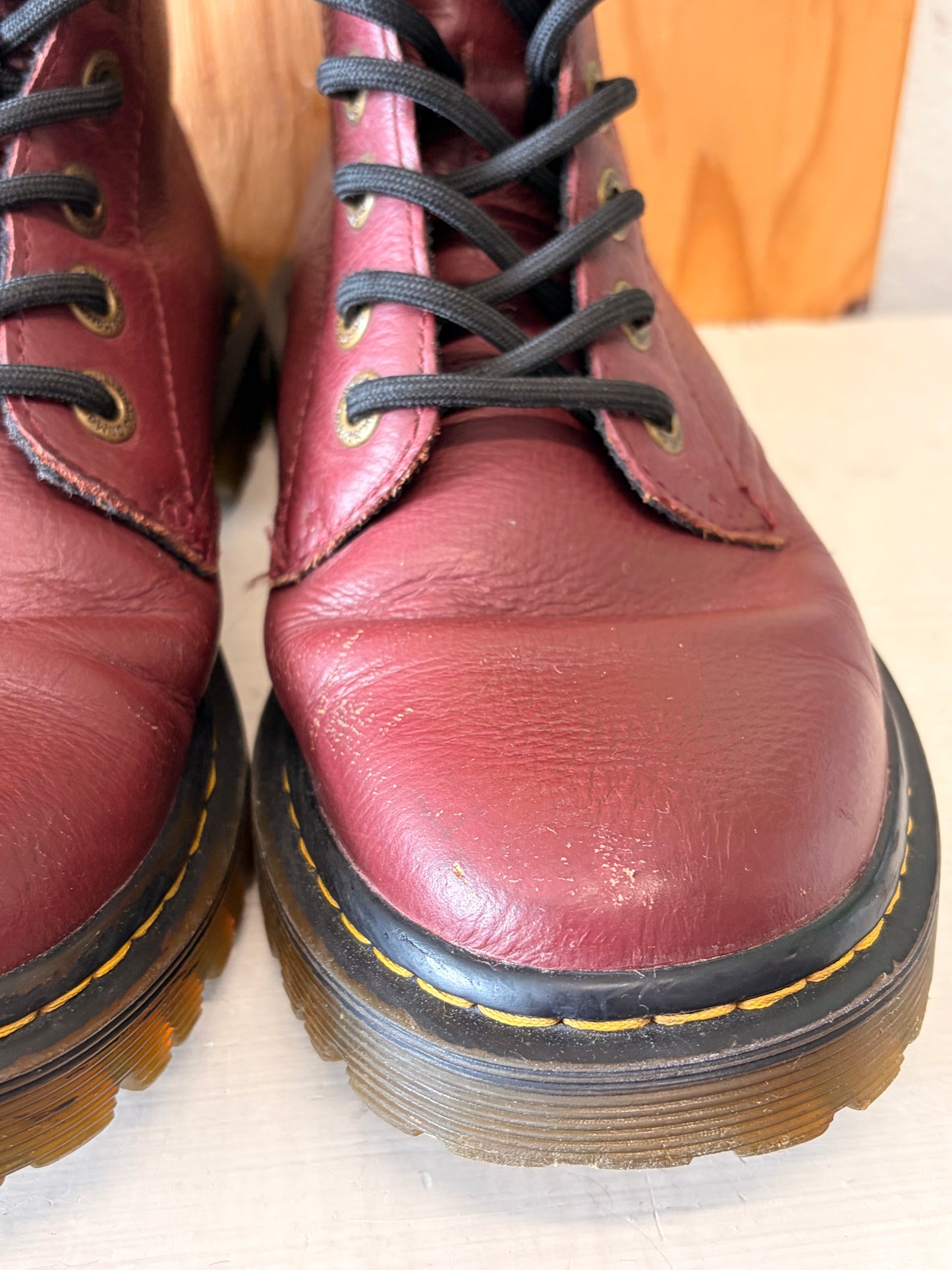 Cherry Red Dr. Martens : Size 7