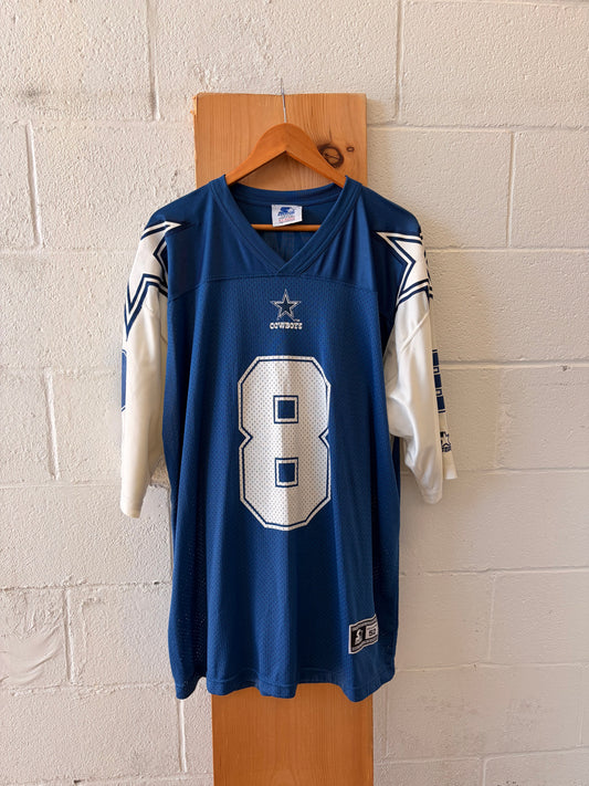 90’s Starter Dallas Cowboys Troy Aikman Jersey : XL (As Is)