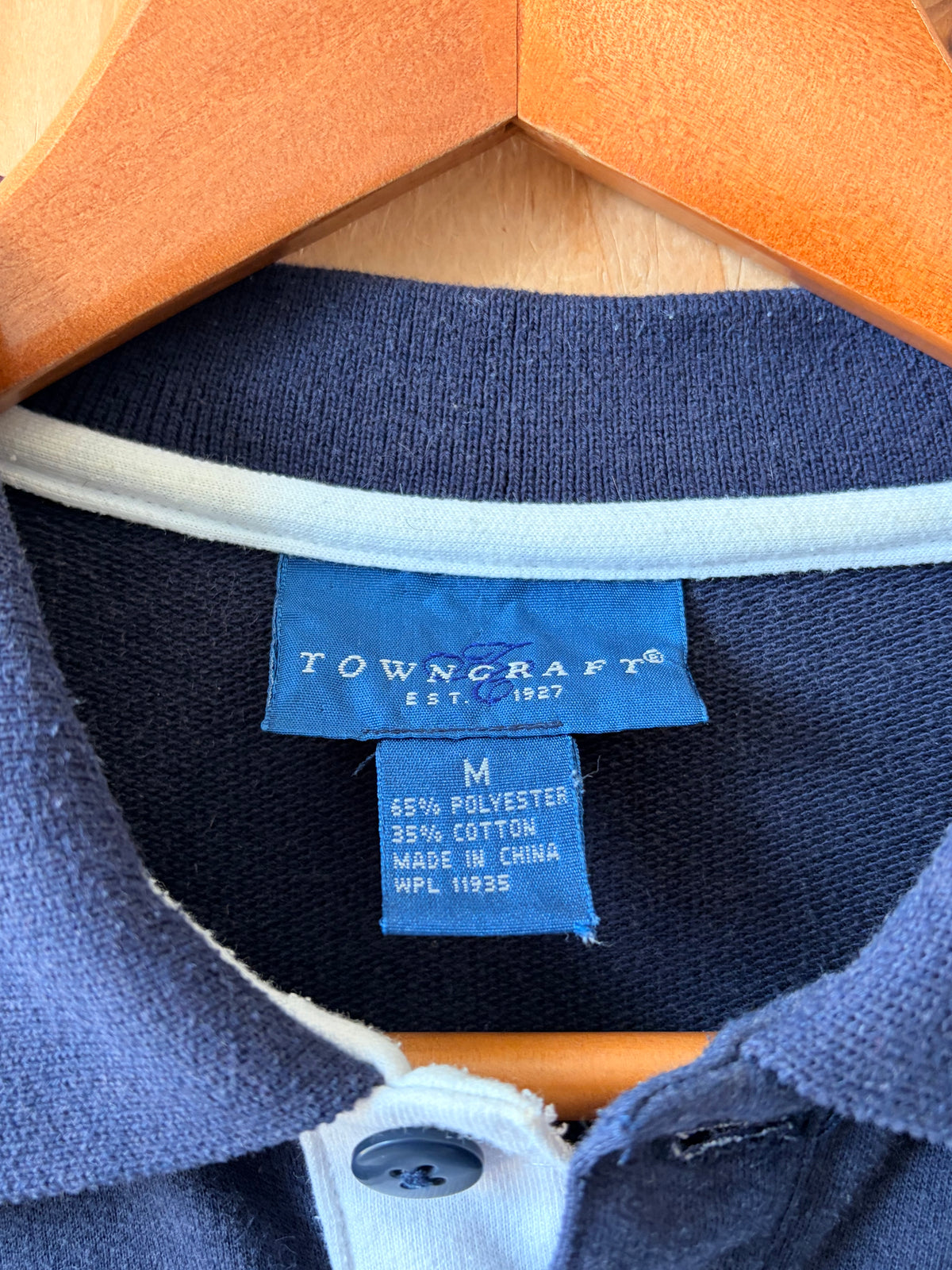 Vtg Color Block Polo : M