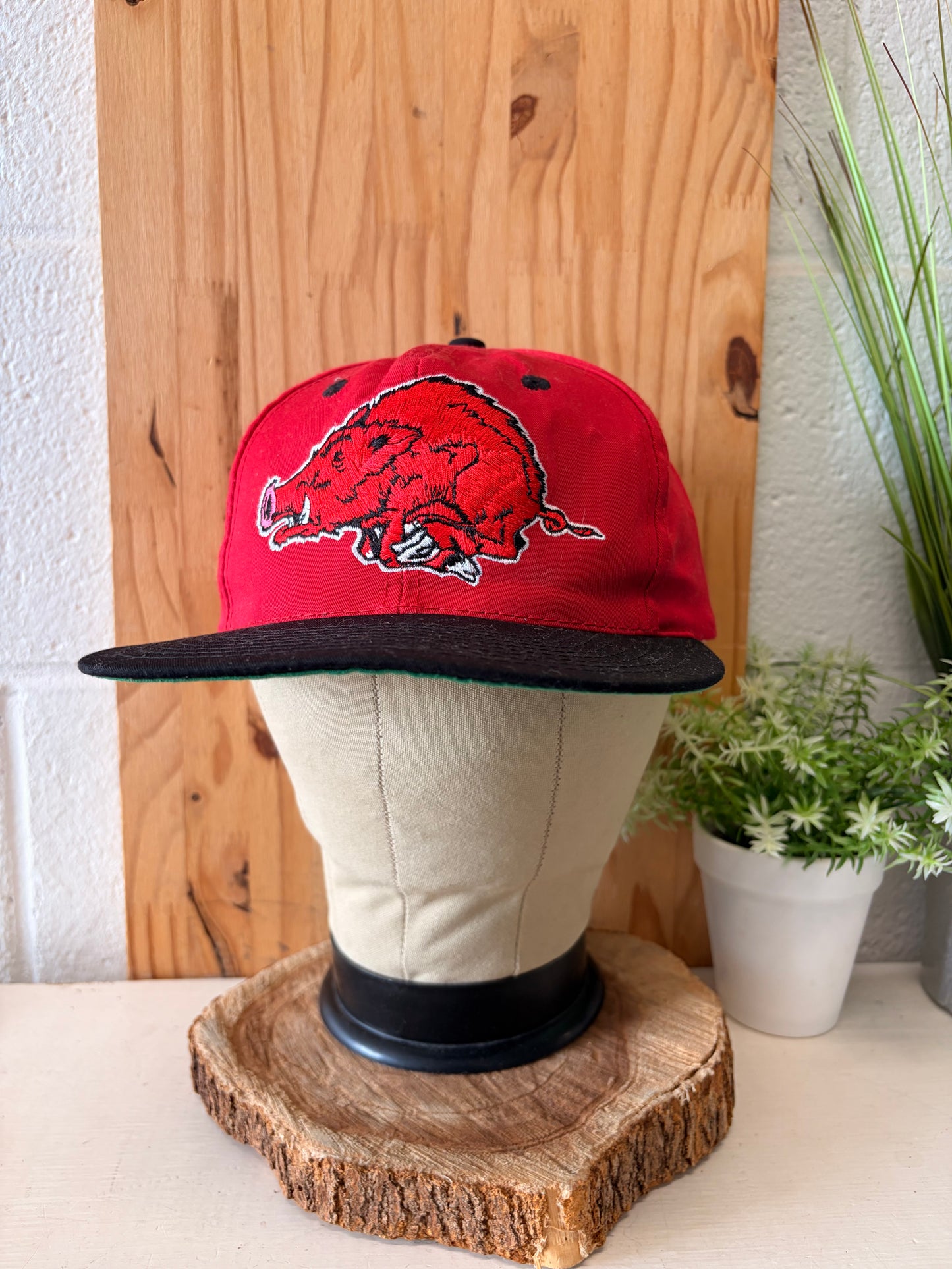 Vtg Front Row Arkansas Snapback