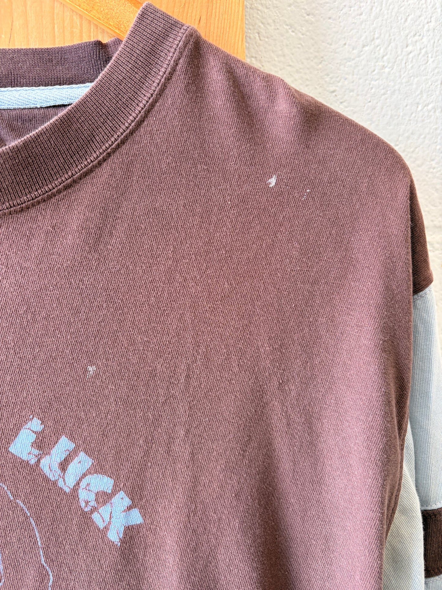 Brown & Blue Buddha Tee : M