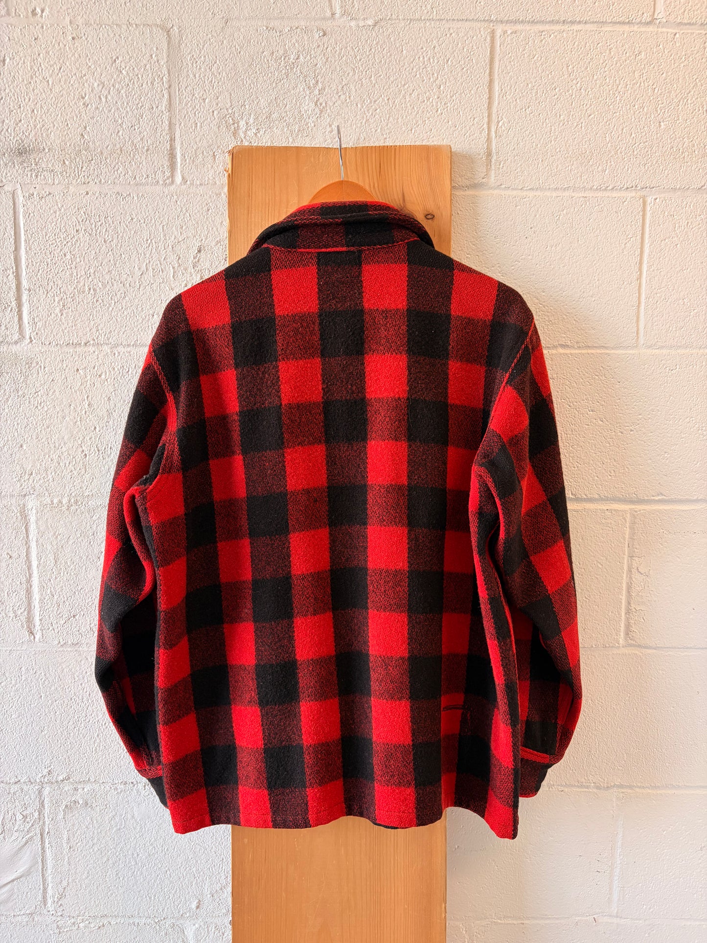 Vtg Woolrich Buffalo Plaid Heavy Flannel : M/L
