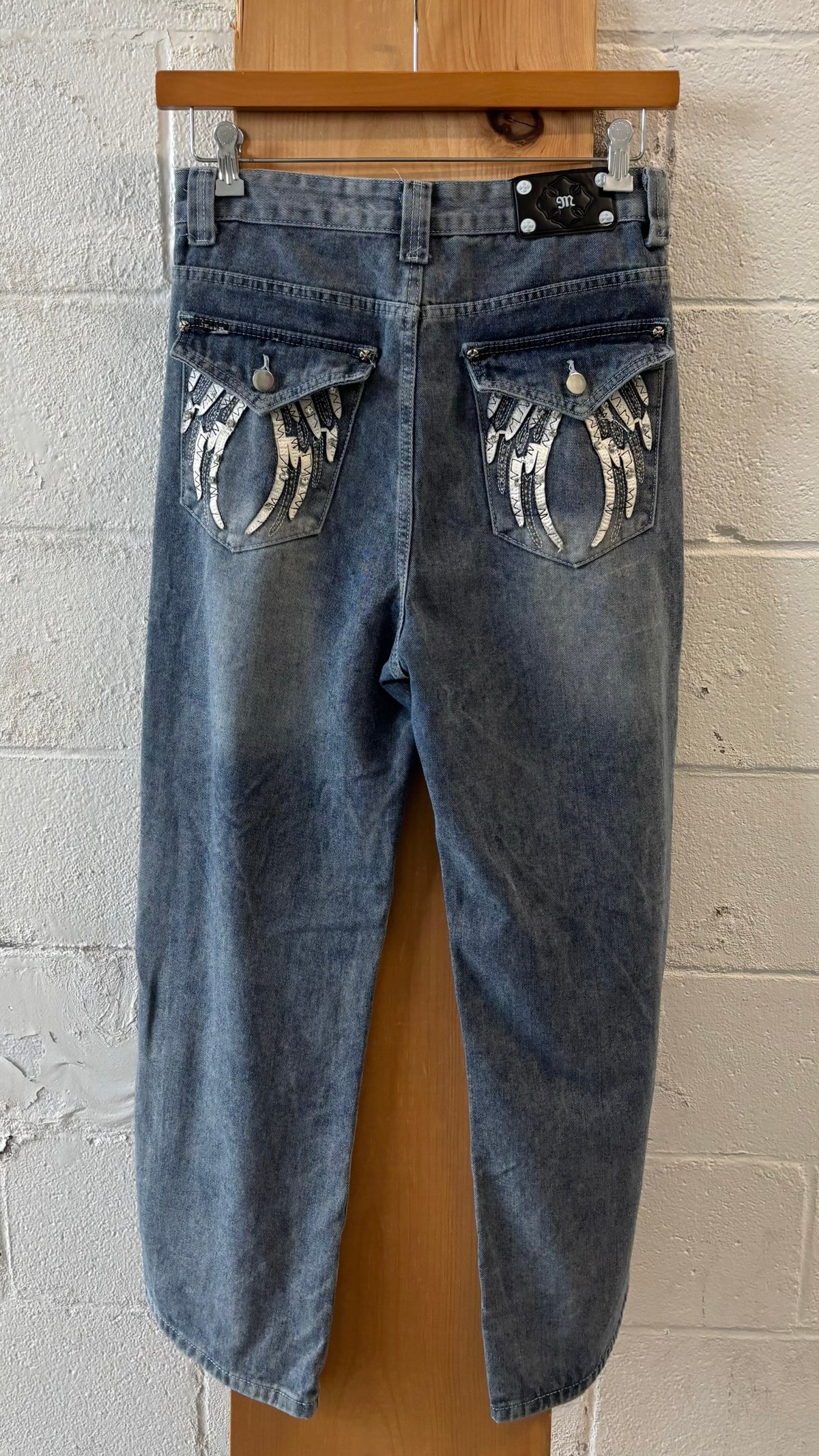 Baggy Y2K Miss Me Jeans : 32” W