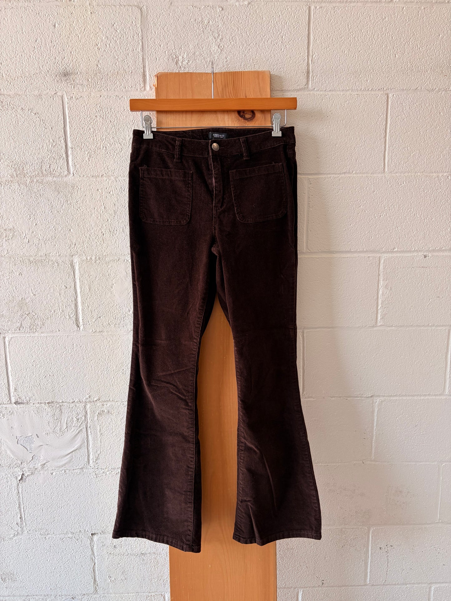 Brown Corduroy Flare Pants : 10