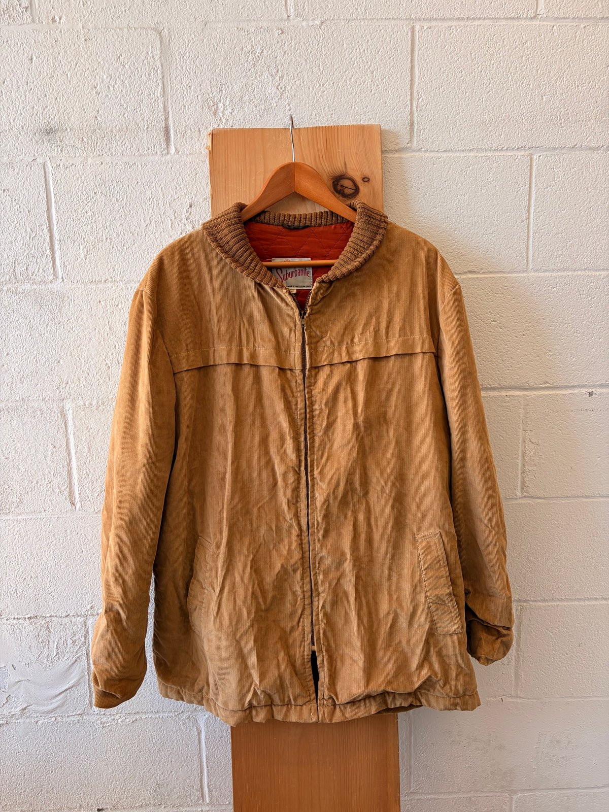 Vtg Suburbanite Corduroy Jacket : 46L