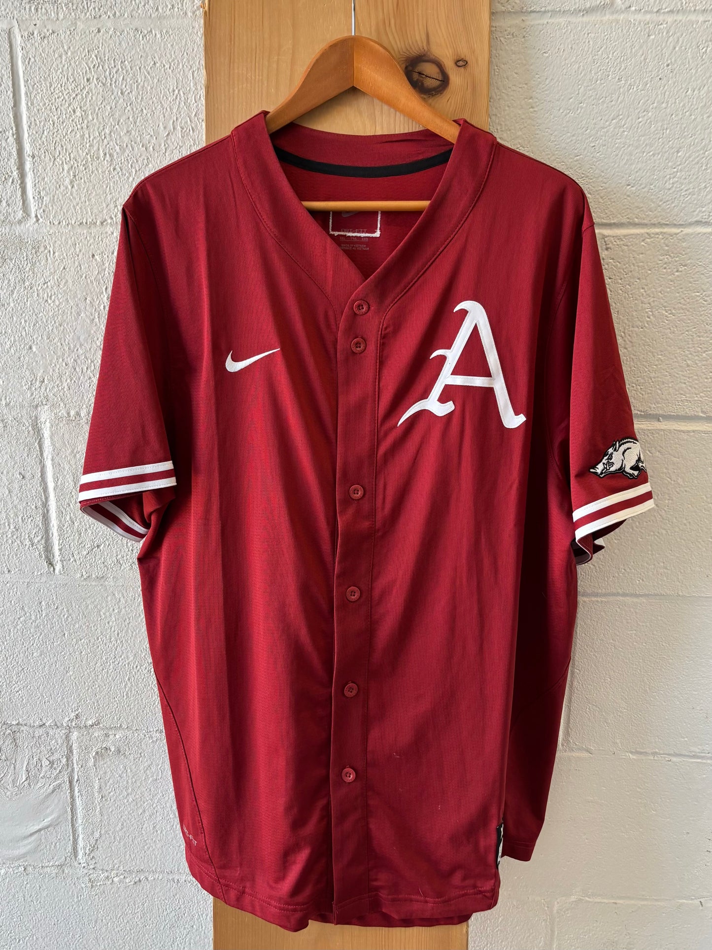 Nike Cardinal Razorback Jersey : 2XL