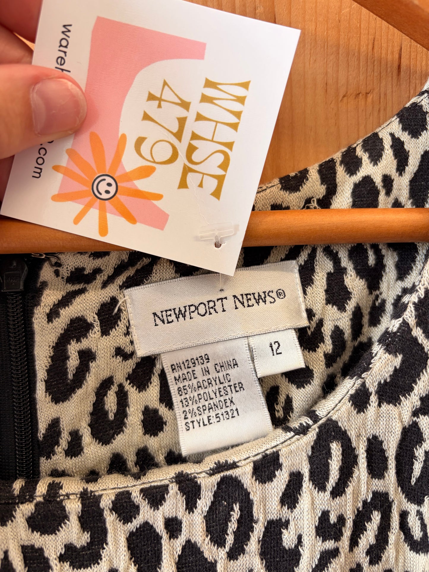 Snow Leopard Print Dress : 12