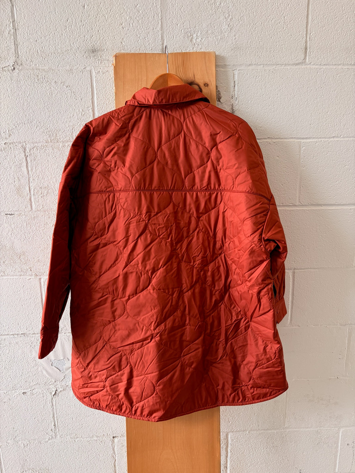 NWT Nike Quilted Oversized Trench : L