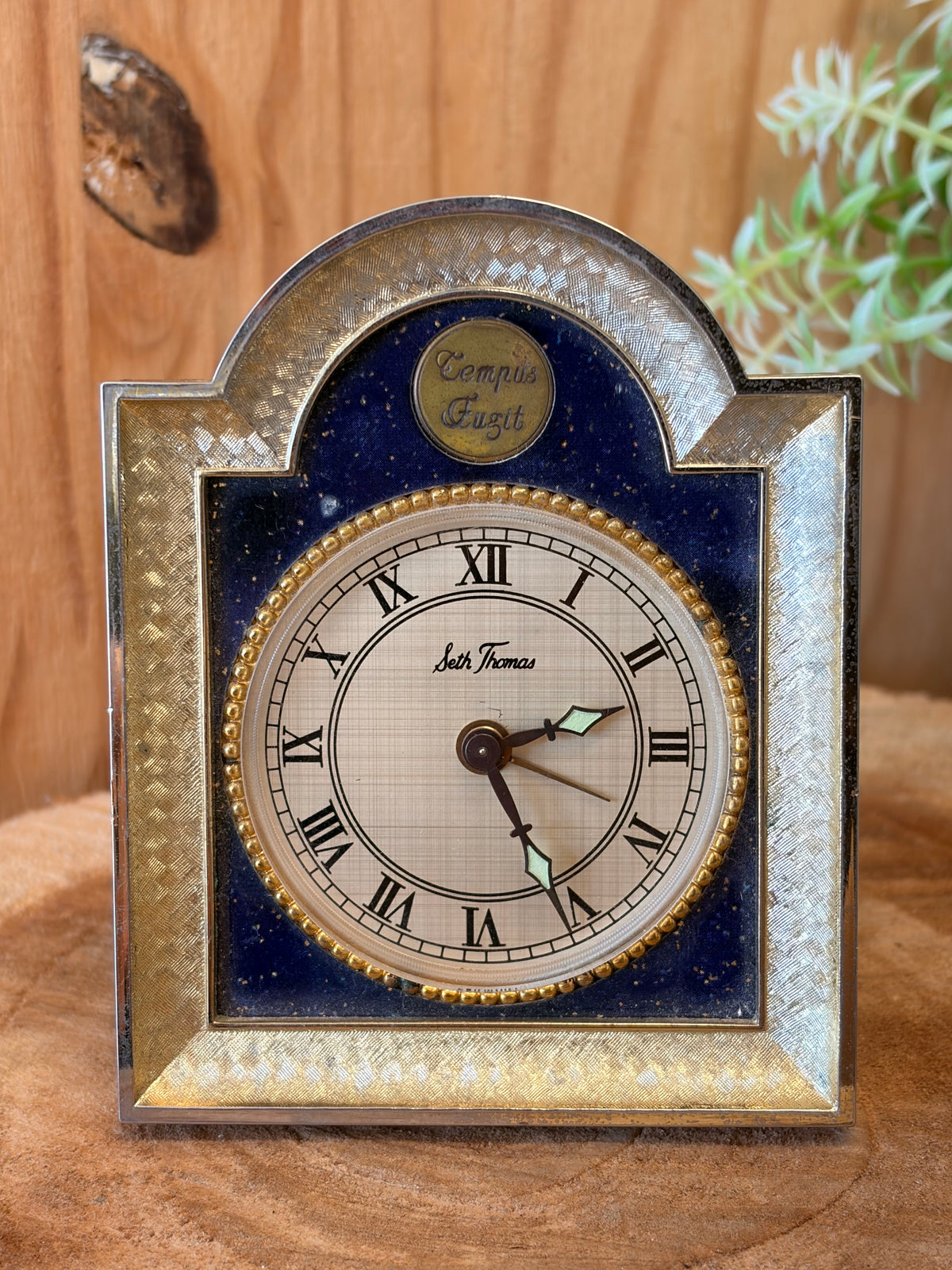 Vtg Seth Thomas “Time Flies” Tabletop Clock (Local Pick Up Only - Untested)