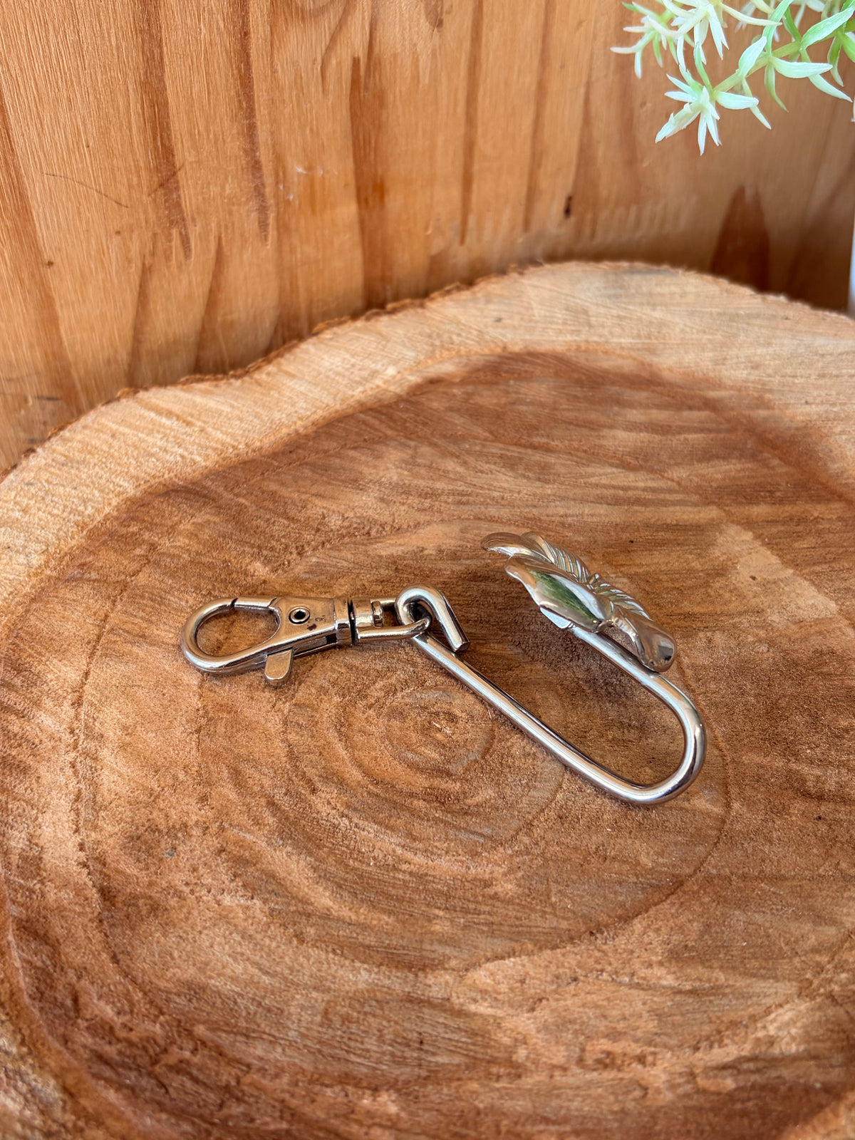 Floral Purse Hook Keychain