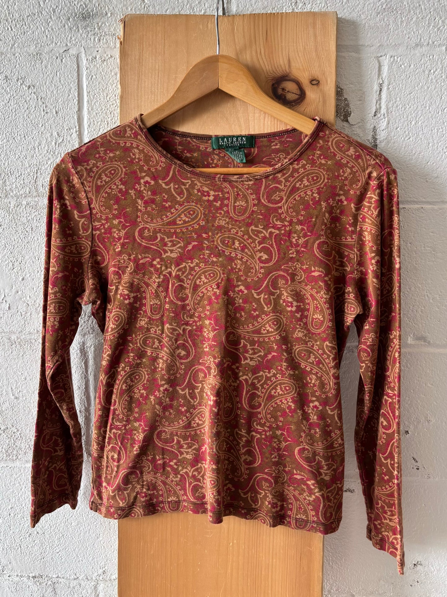 Paisley Ralph Lauren Top : Petite L