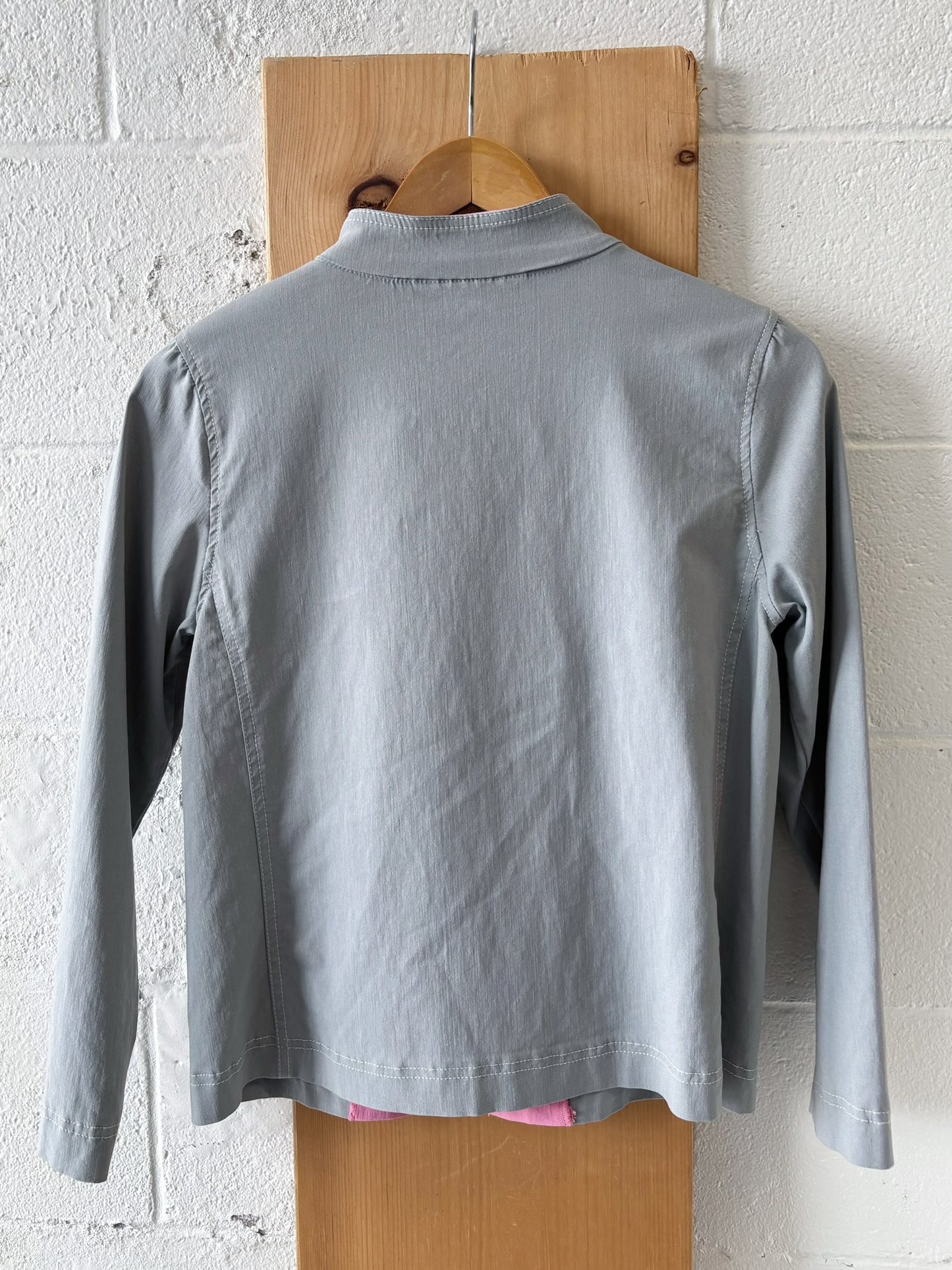 Gray Zip Up Jacket : S