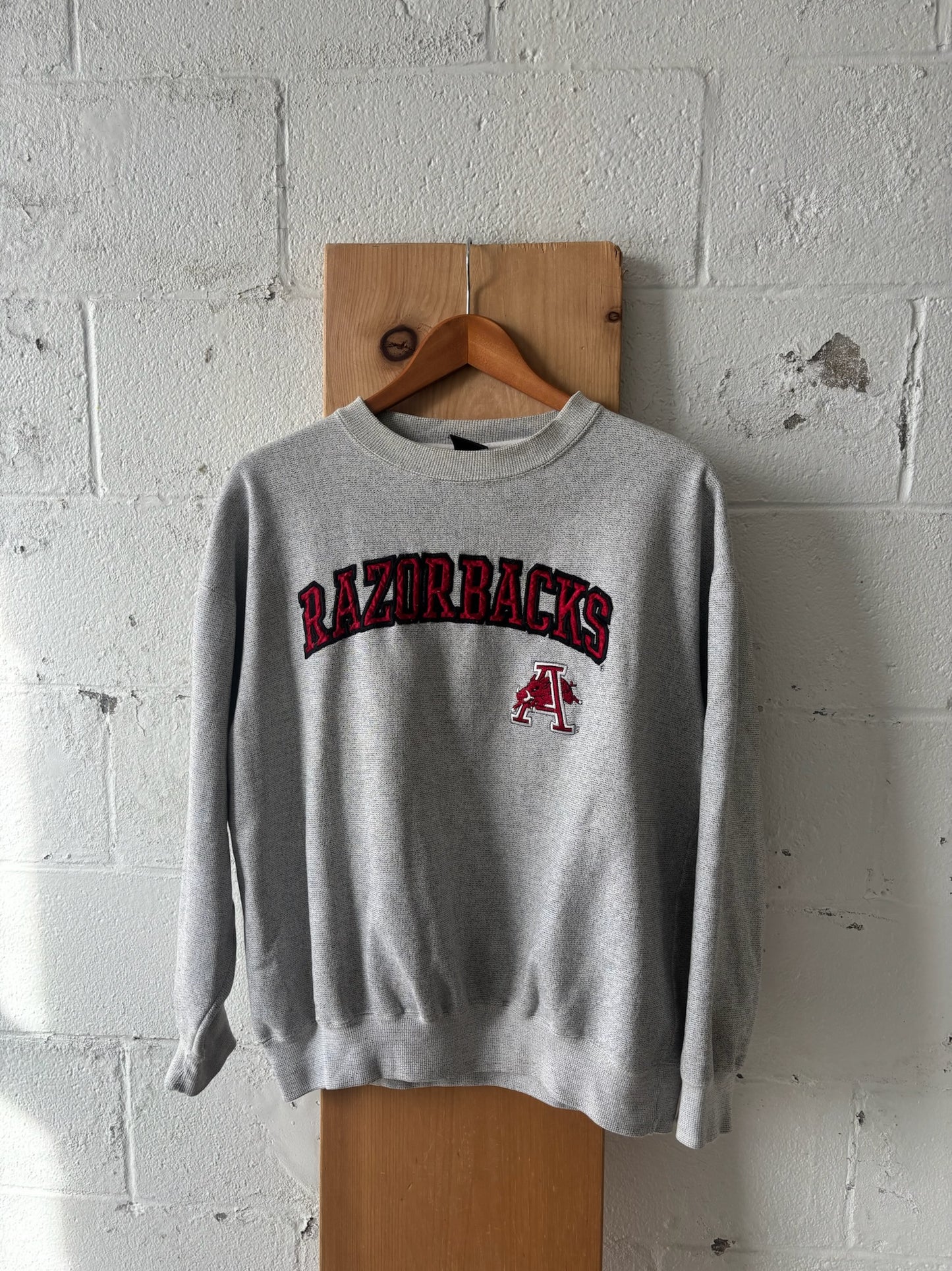 Vtg Razorbacks Crew : XL