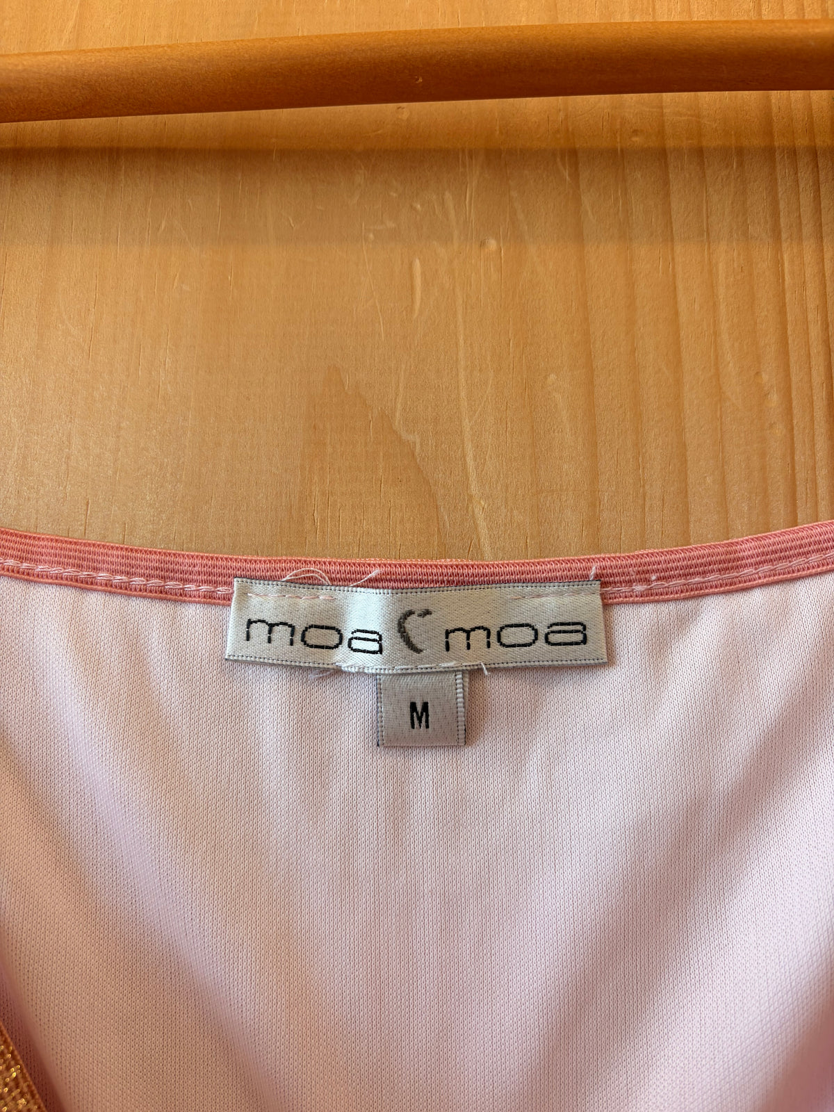 Dainty Pink & Gold Sequins Tank : M