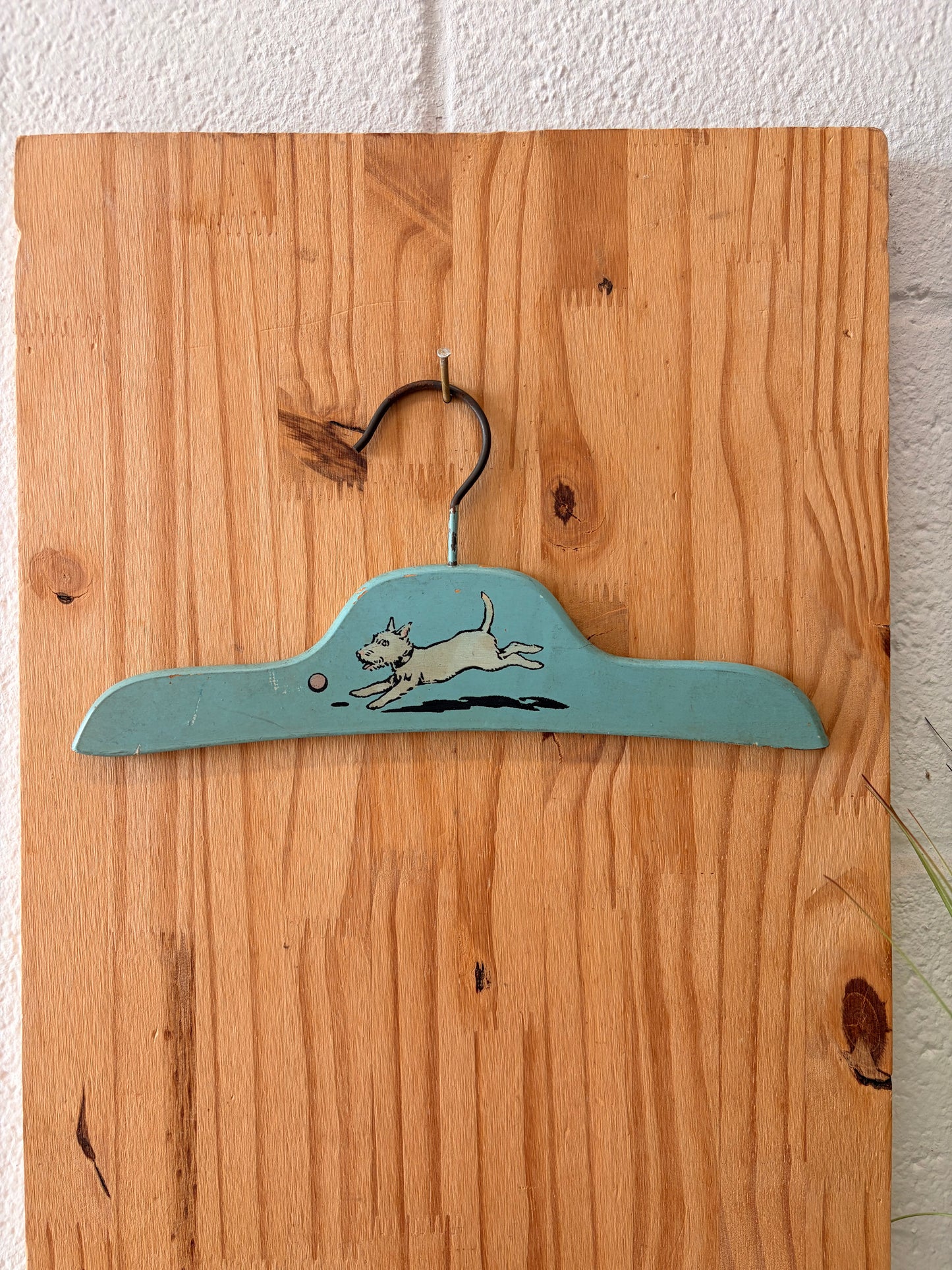 Vtg Little Baby Blue Hanger