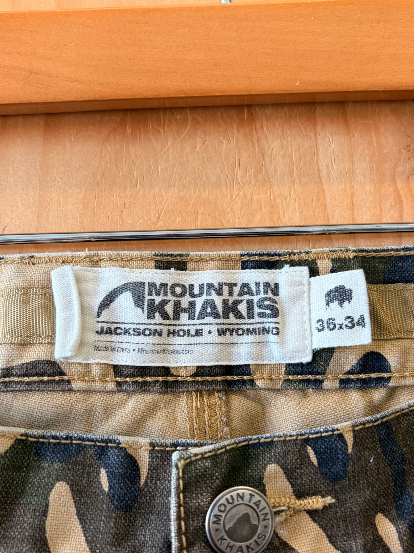 Mountain Khakis Double Knee Camo Pants : 36x34
