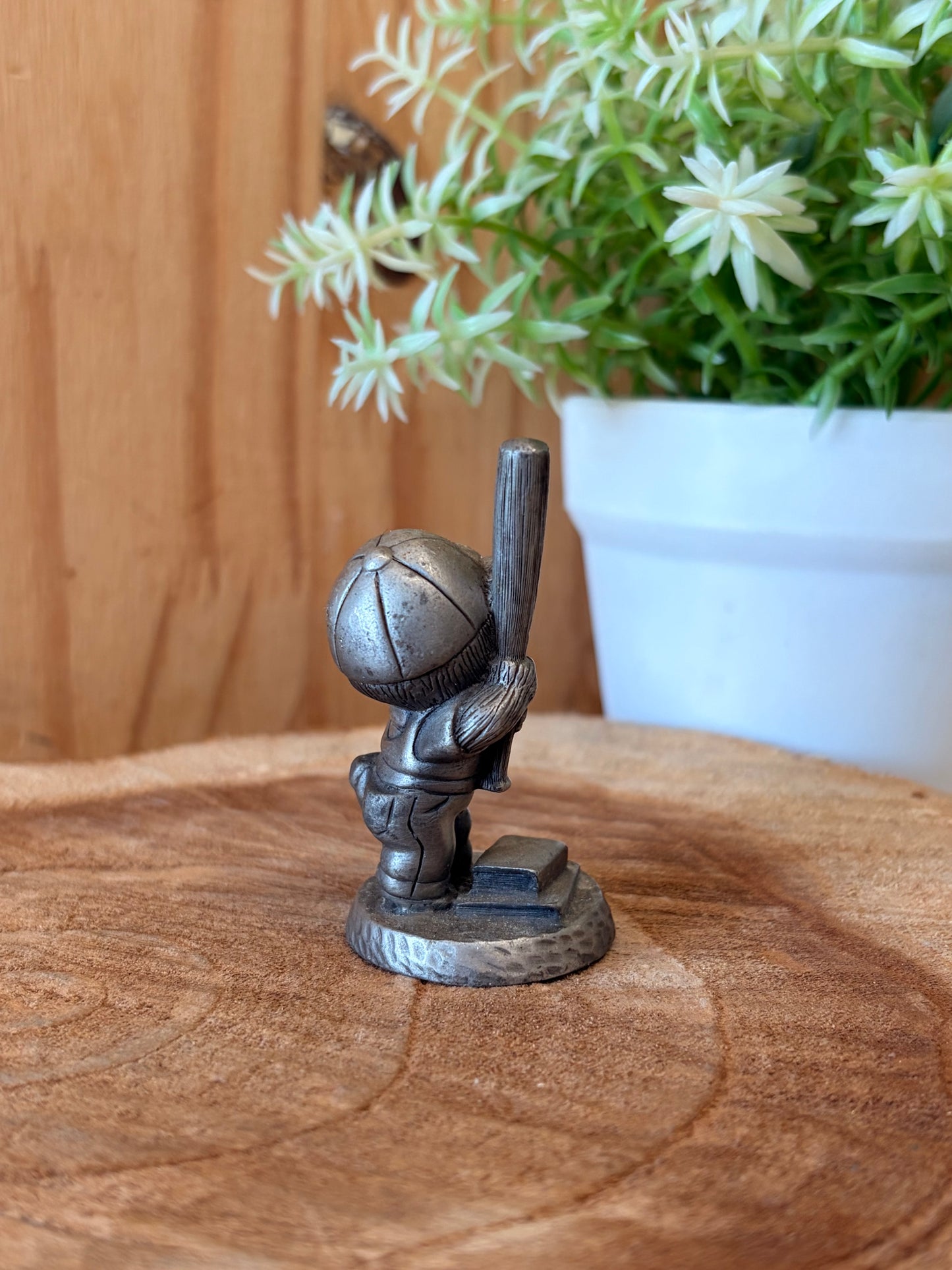 Vtg Little Avon Pewter Bear