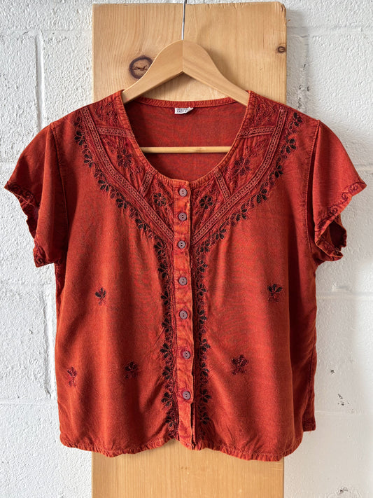 Burnt Orange Top : S/M