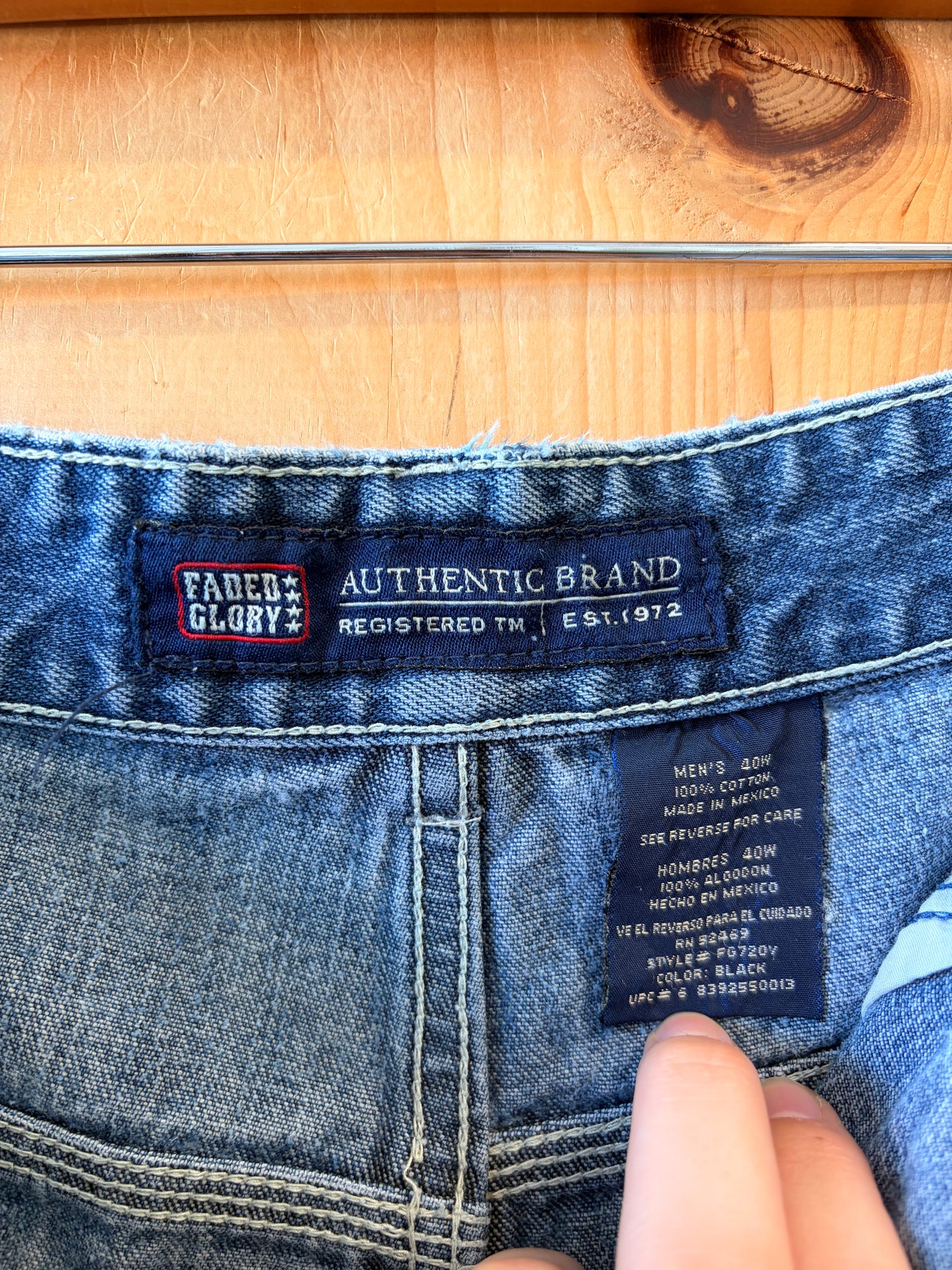 Vtg Faded Glory Denim Shorts : Men’s 40W
