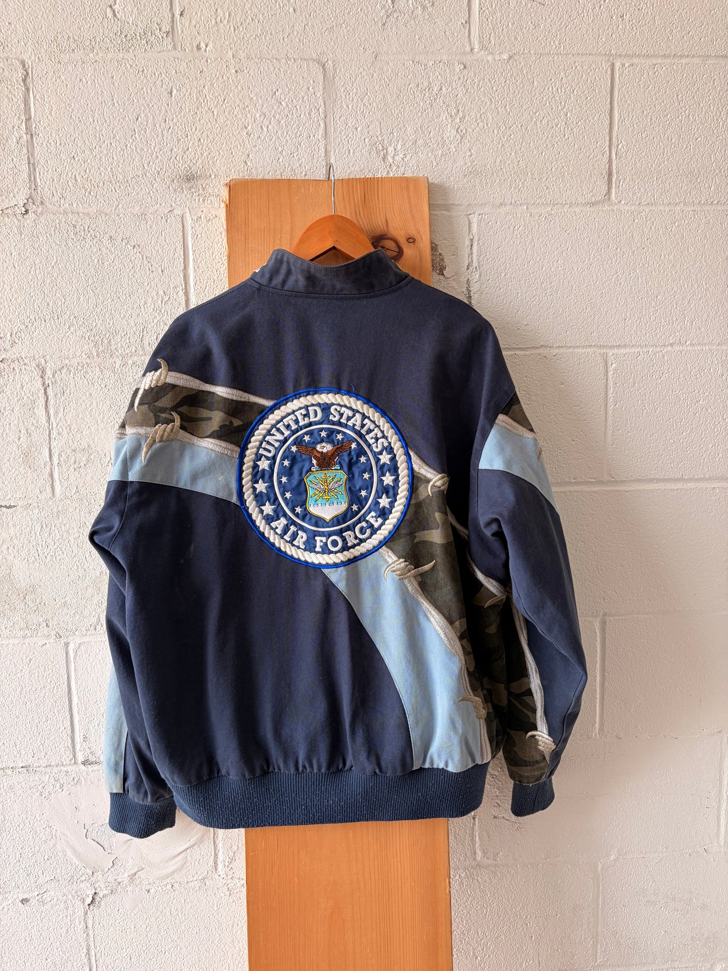 Vtg Reversible Air Force Flight Bomber Jacket : XL (As Is)
